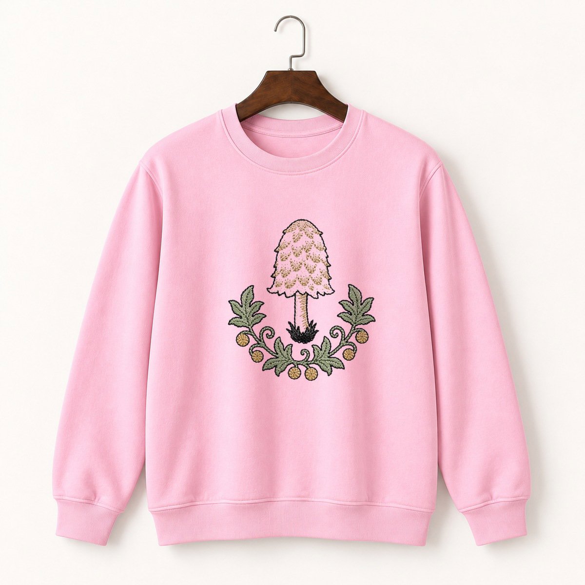 Shaggy Mane Mushroom Crewneck Sweatshirt 4