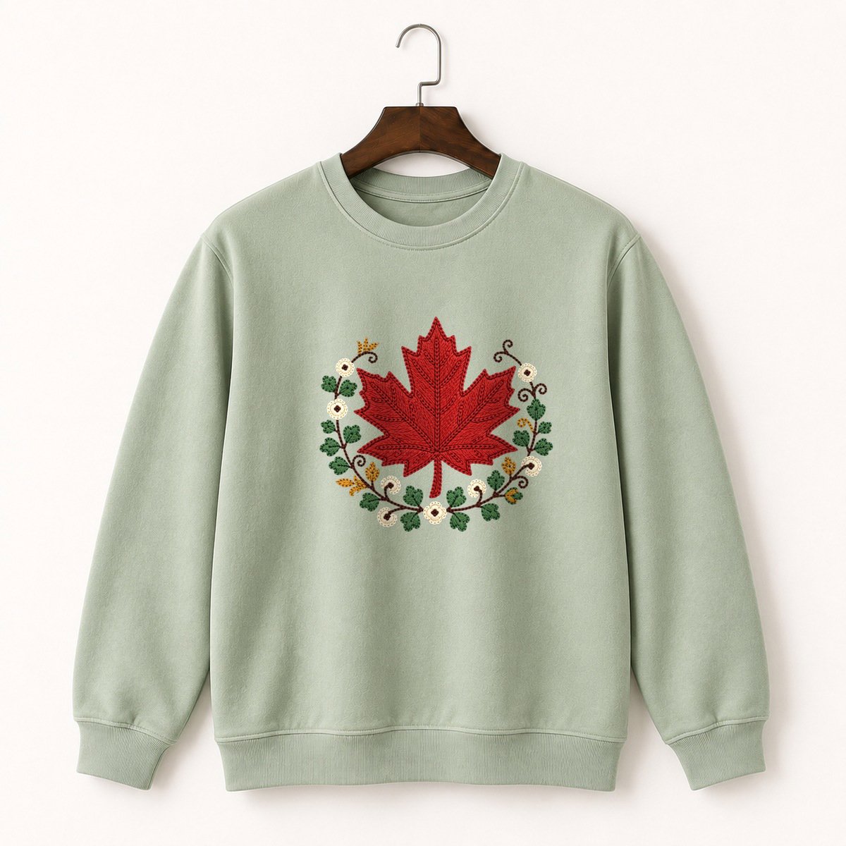 Maple Leaf Crewneck Sweatshirt 2