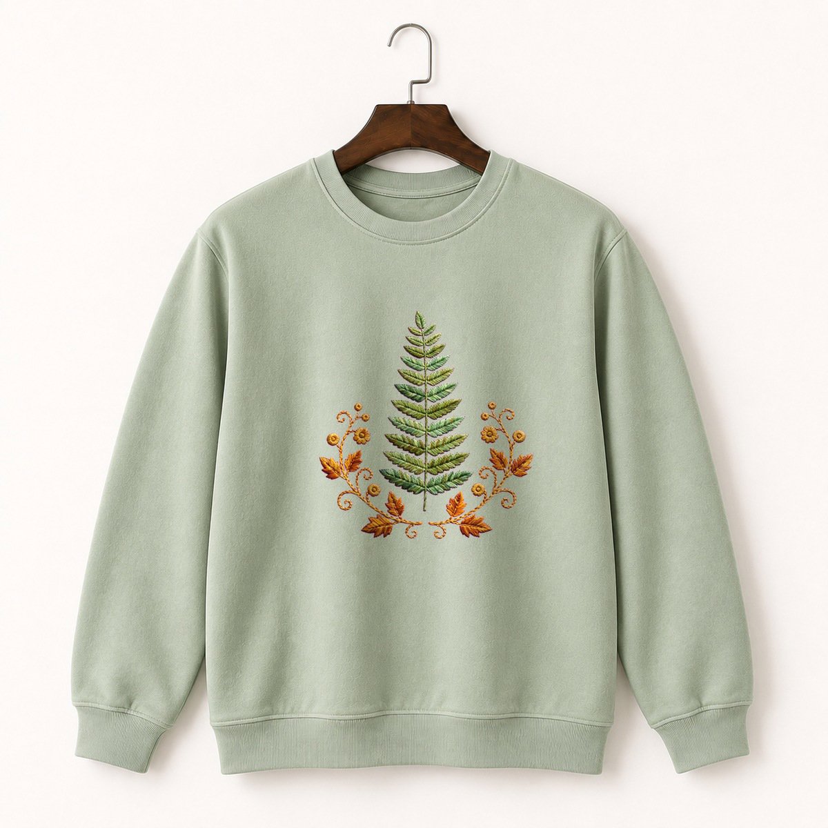 Fern Frond Crewneck Sweatshirt 2