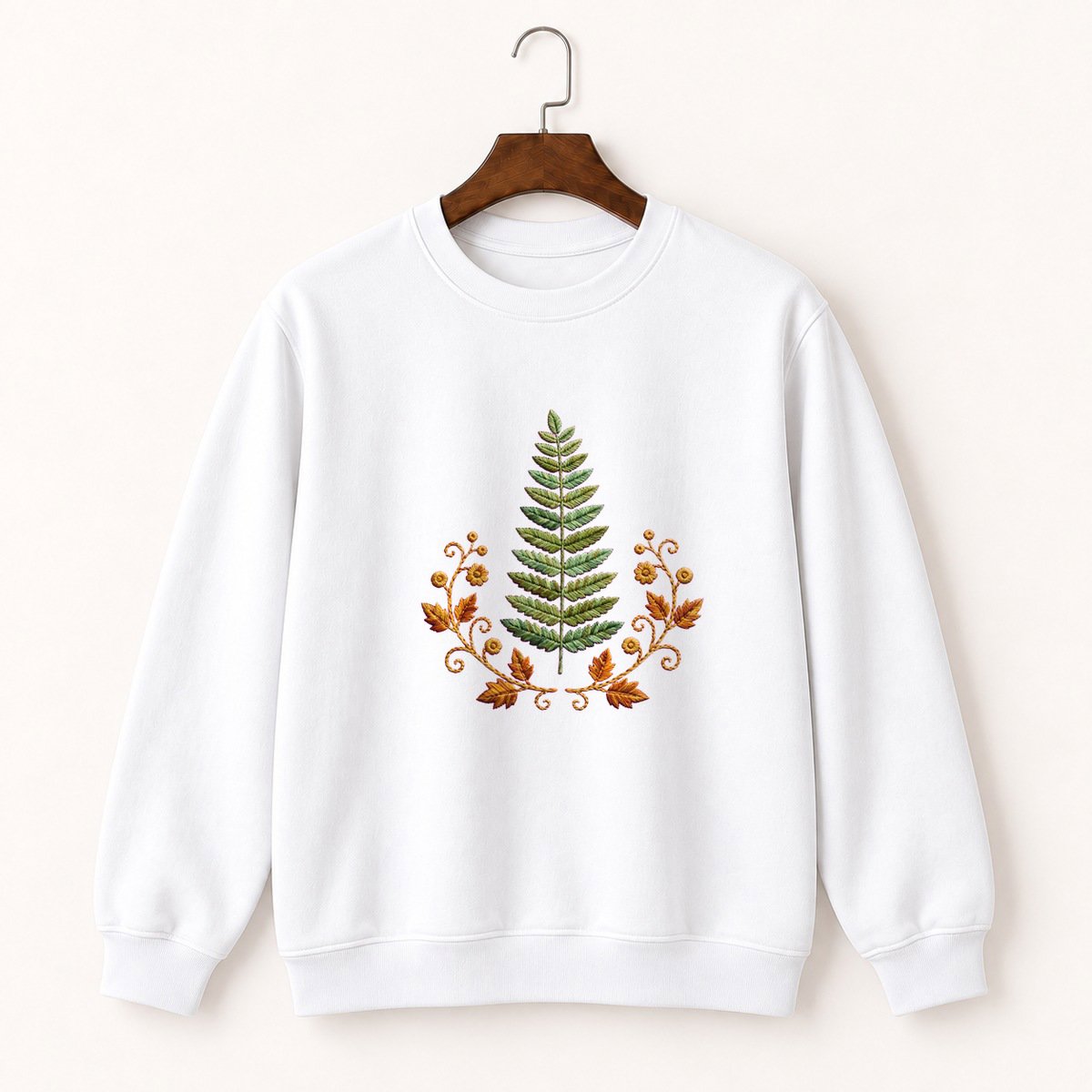 Fern Frond Crewneck Sweatshirt 5