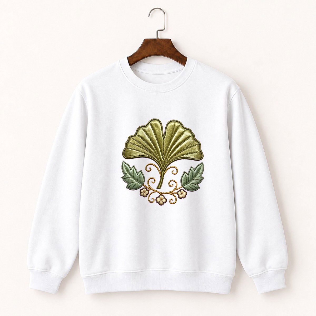 Ginkgo Leaf Crewneck Sweatshirt 5