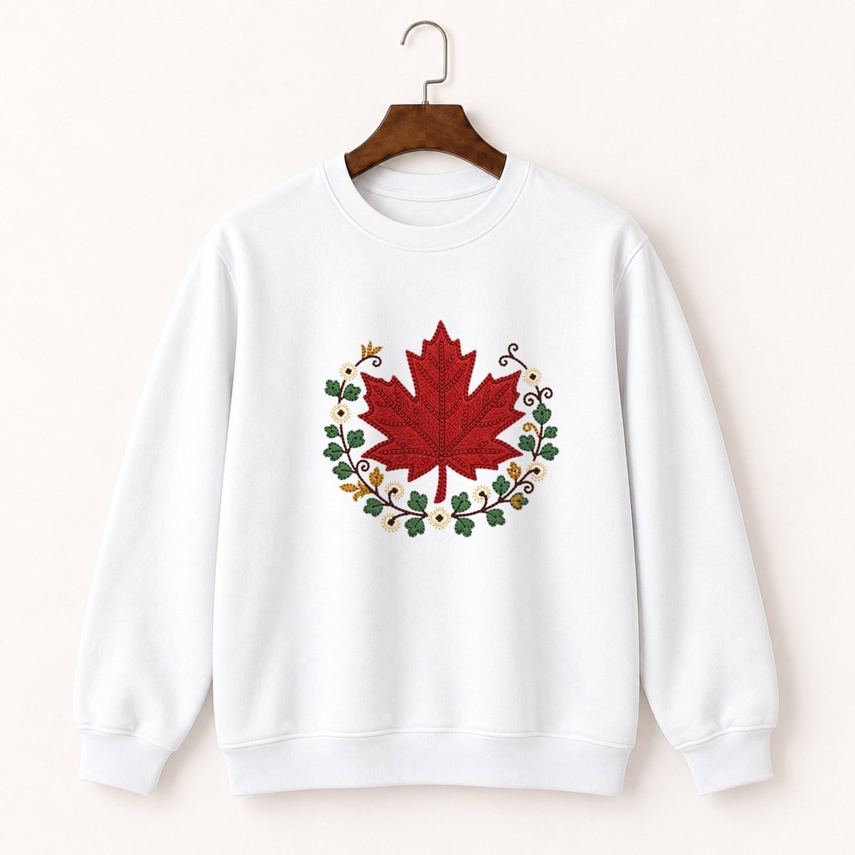 Maple Leaf Crewneck Sweatshirt 5