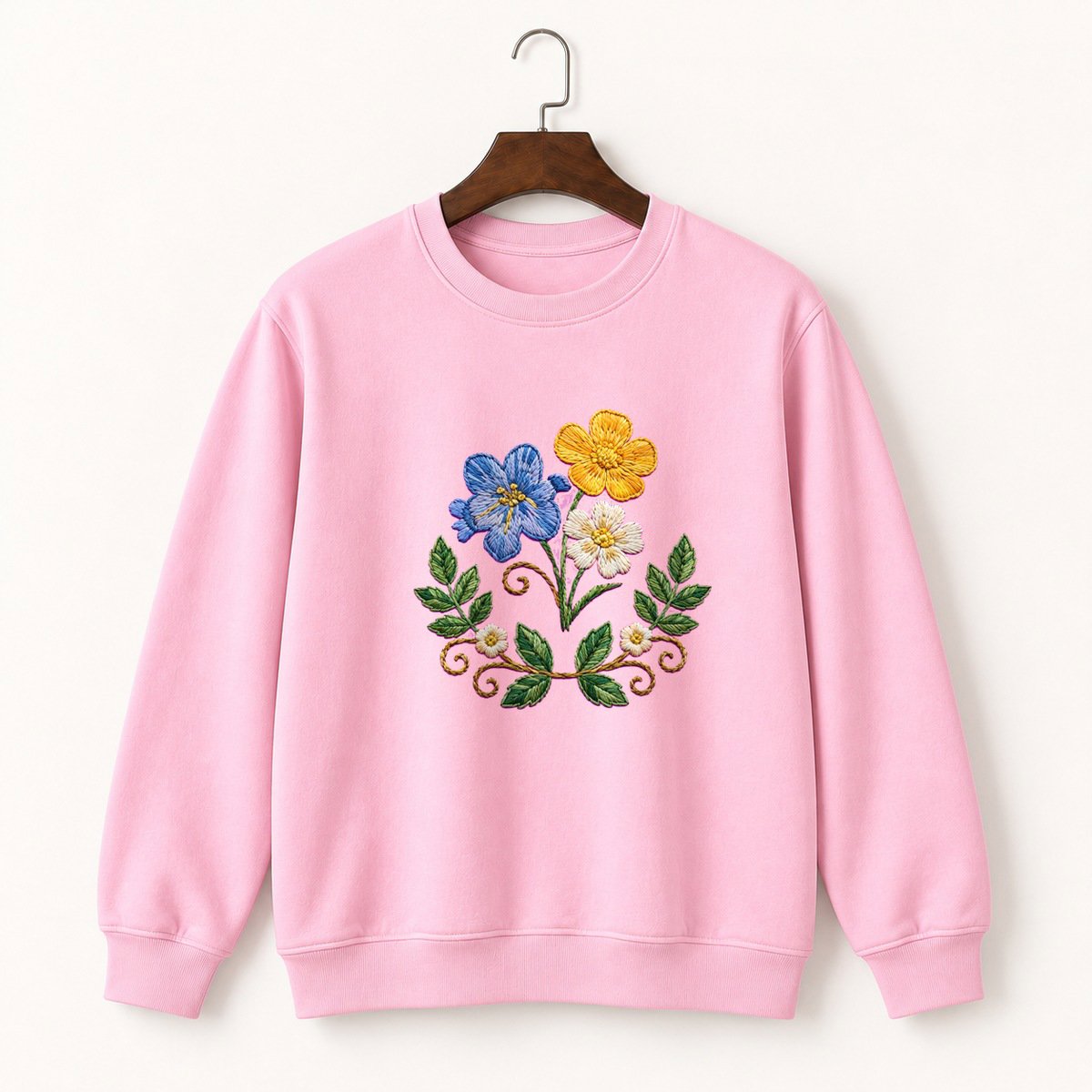 Meadow Wildflowers Crewneck Sweatshirt 4