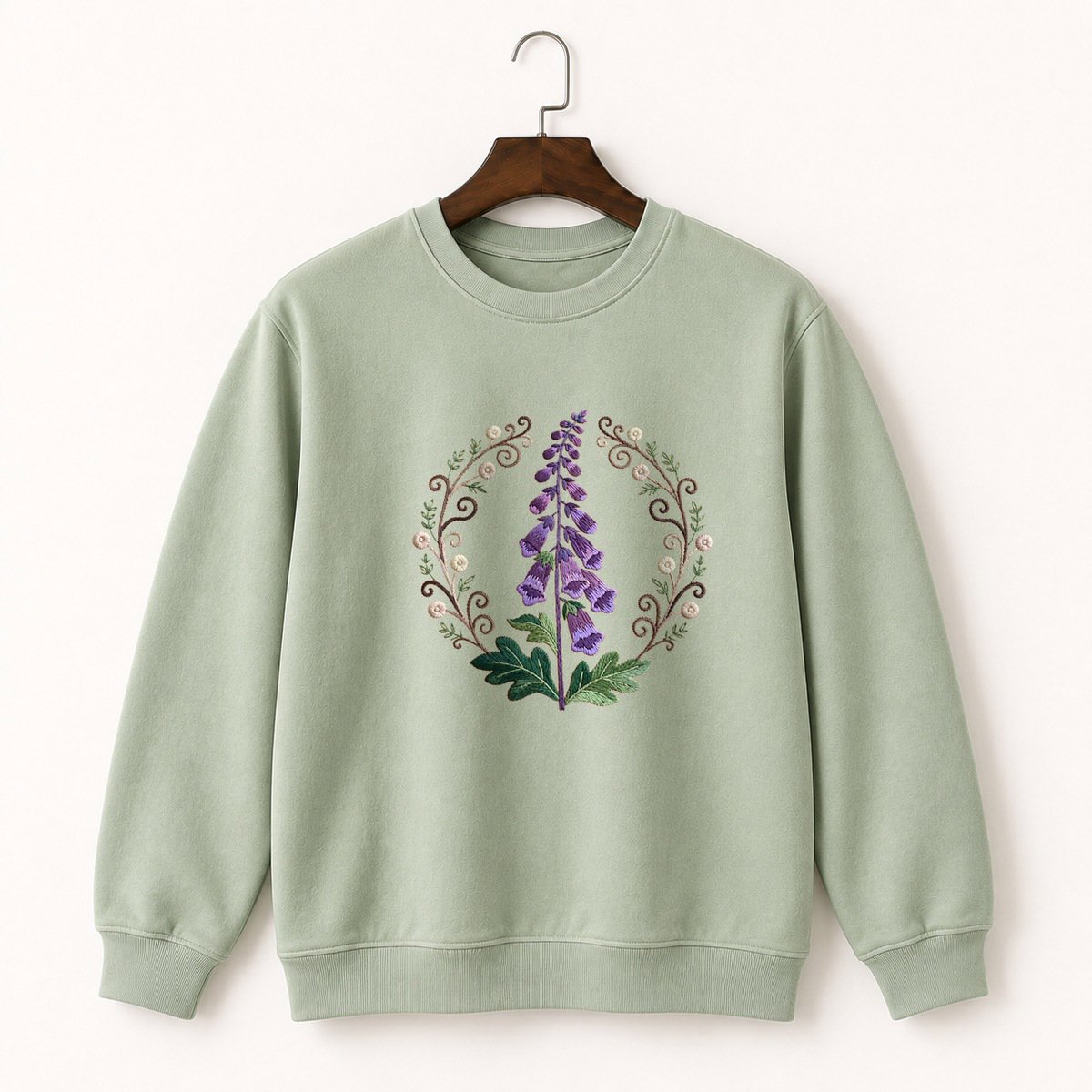 Foxglove Wildflower Crewneck Sweatshirt 2