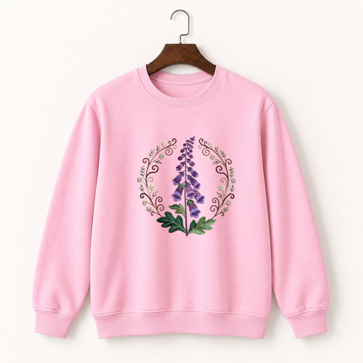 Foxglove Wildflower Crewneck Sweatshirt 4