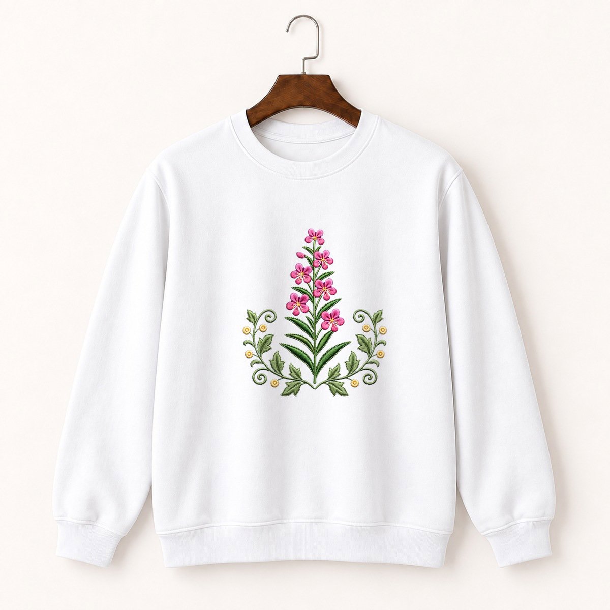 Fireweed Wildflower Crewneck Sweatshirt 5