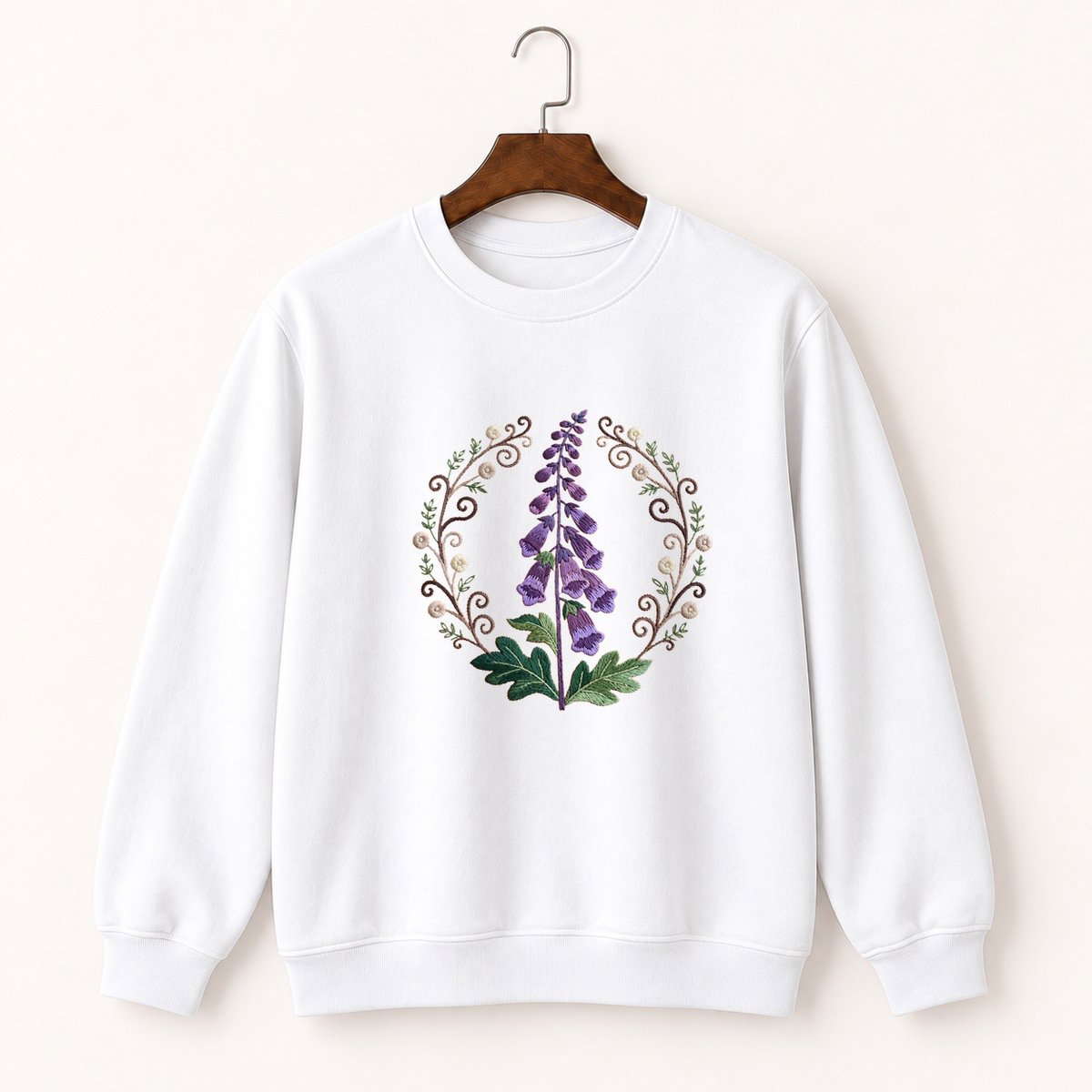 Foxglove Wildflower Crewneck Sweatshirt 5