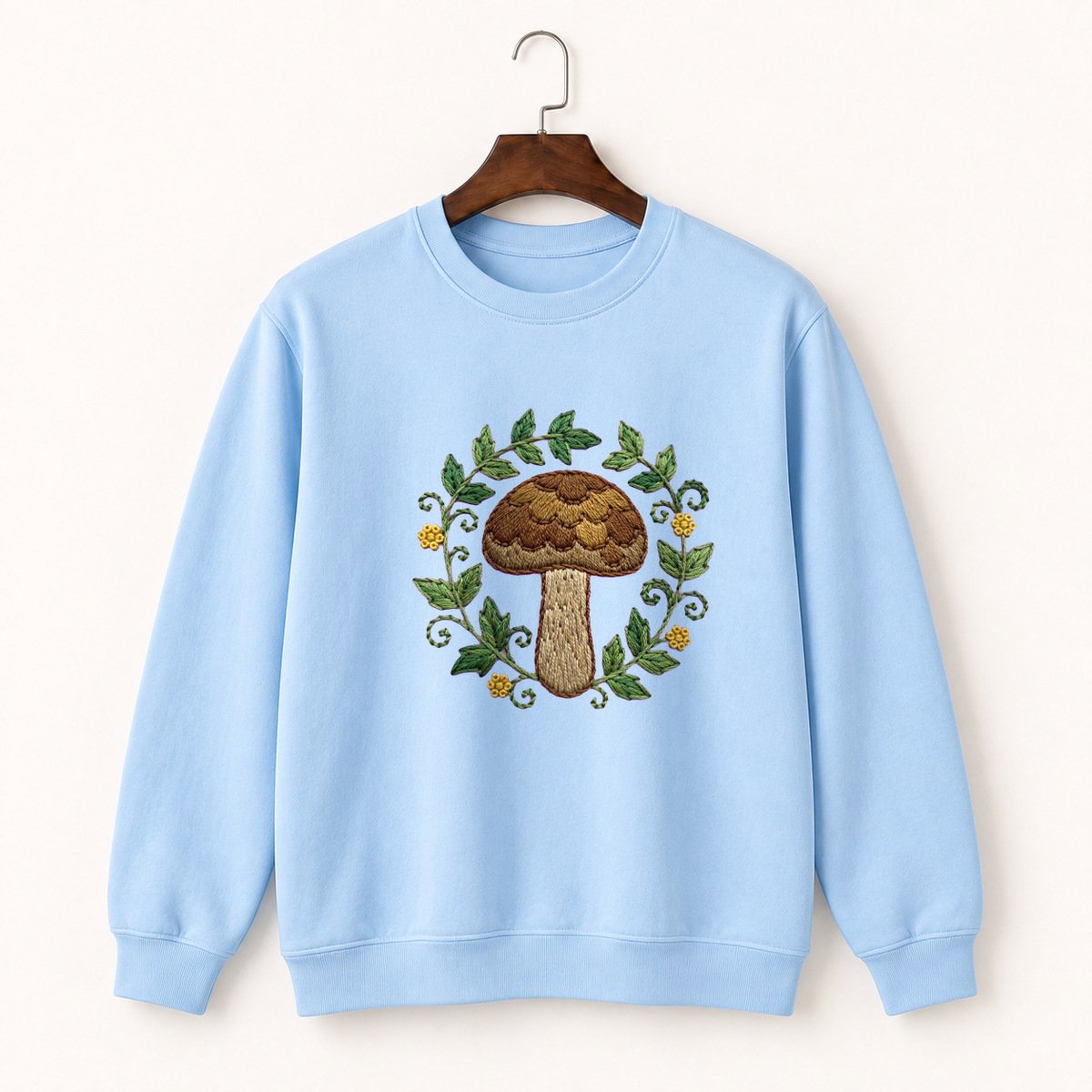 Shaggy Ink Cap Mushroom Crewneck Sweatshirt 1