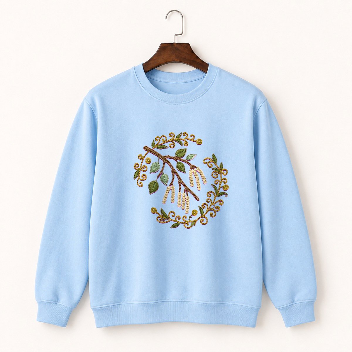 Birch Catkin Crewneck Sweatshirt 1