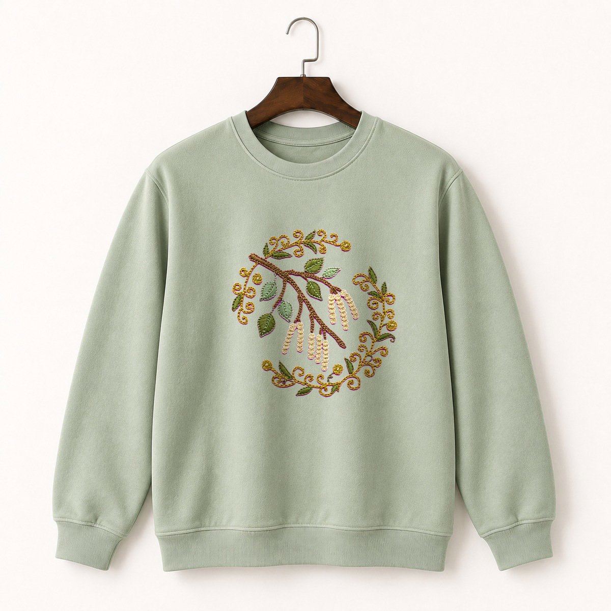 Birch Catkin Crewneck Sweatshirt 2