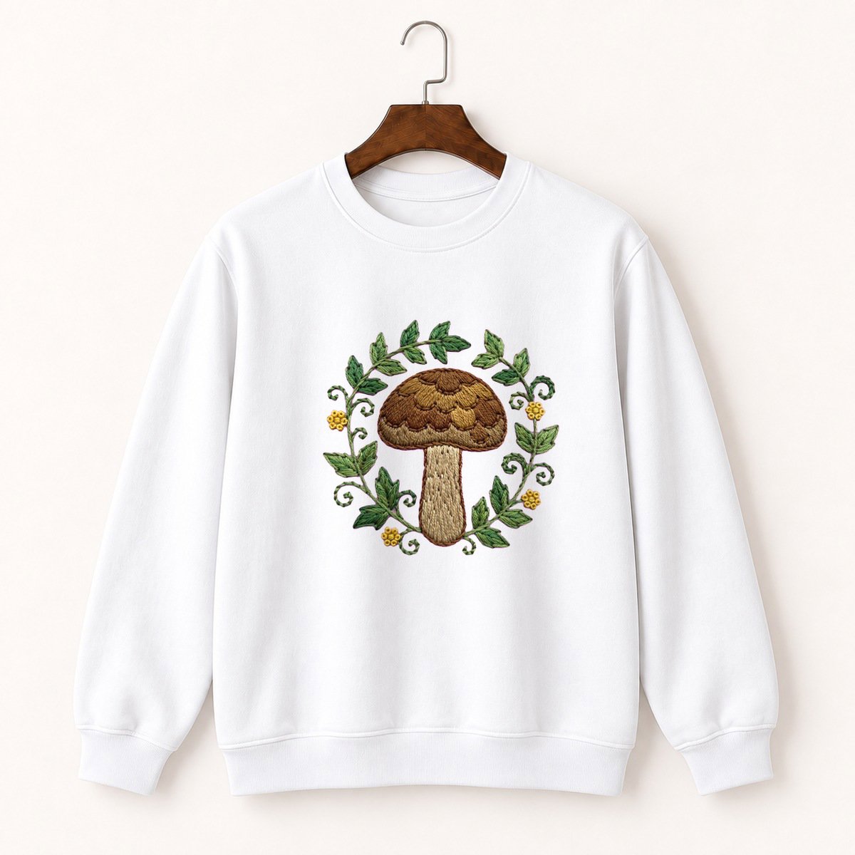 Shaggy Ink Cap Mushroom Crewneck Sweatshirt 5