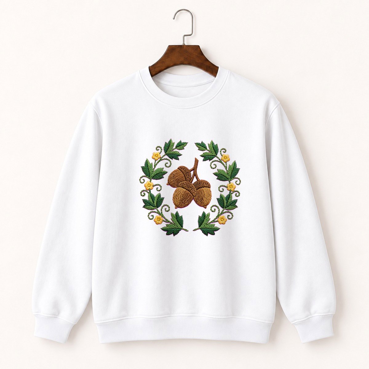 Acorn Cluster Crewneck Sweatshirt 5