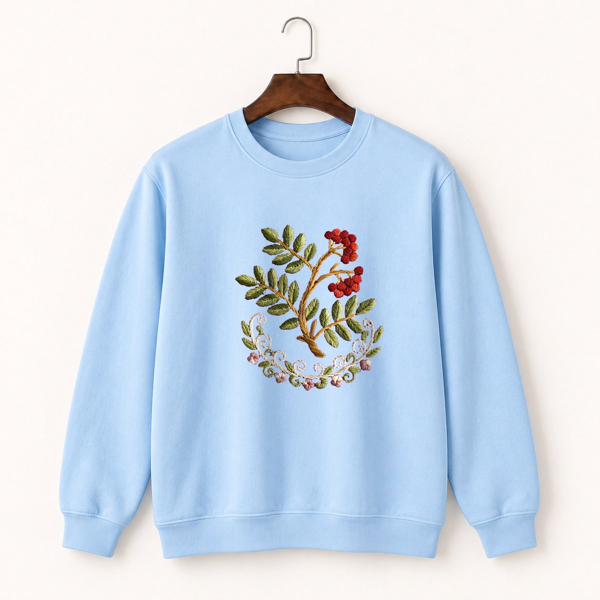 Rowan Berry Branch Crewneck Sweatshirt 1