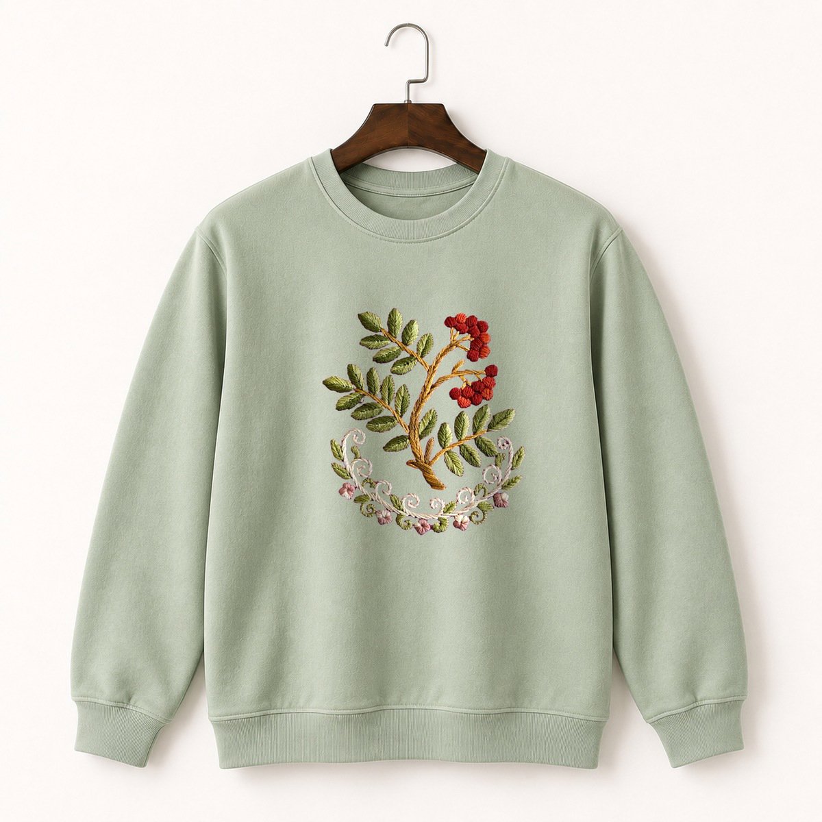 Rowan Berry Branch Crewneck Sweatshirt 2