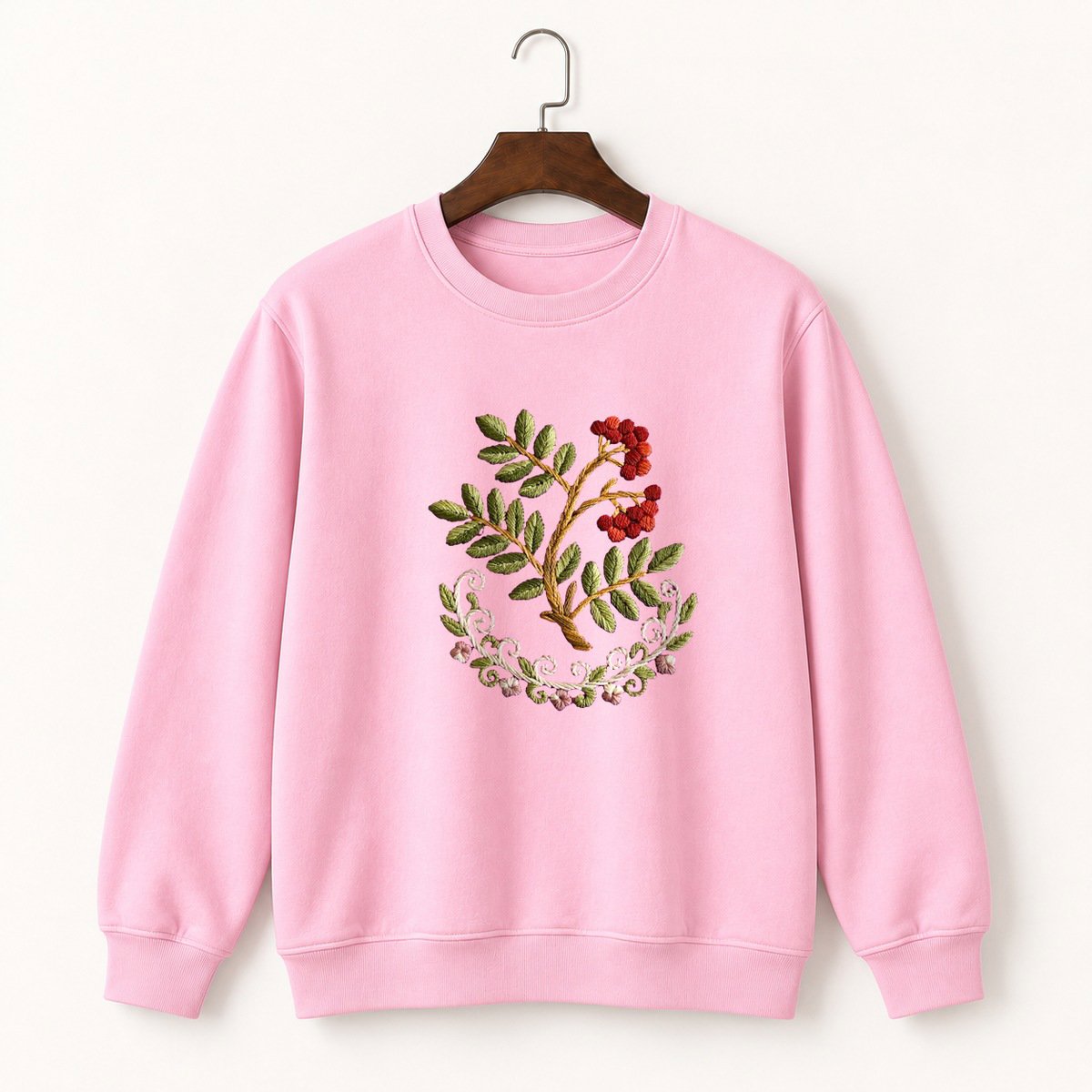 Rowan Berry Branch Crewneck Sweatshirt 4