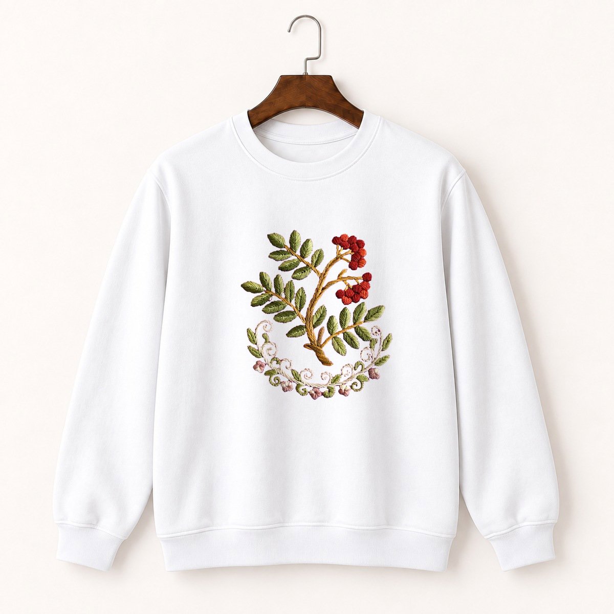 Rowan Berry Branch Crewneck Sweatshirt 5