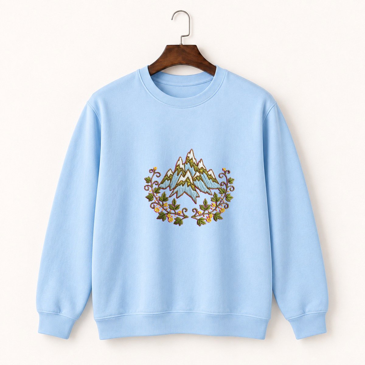 Alps Mountain Range Crewneck Sweatshirt 1