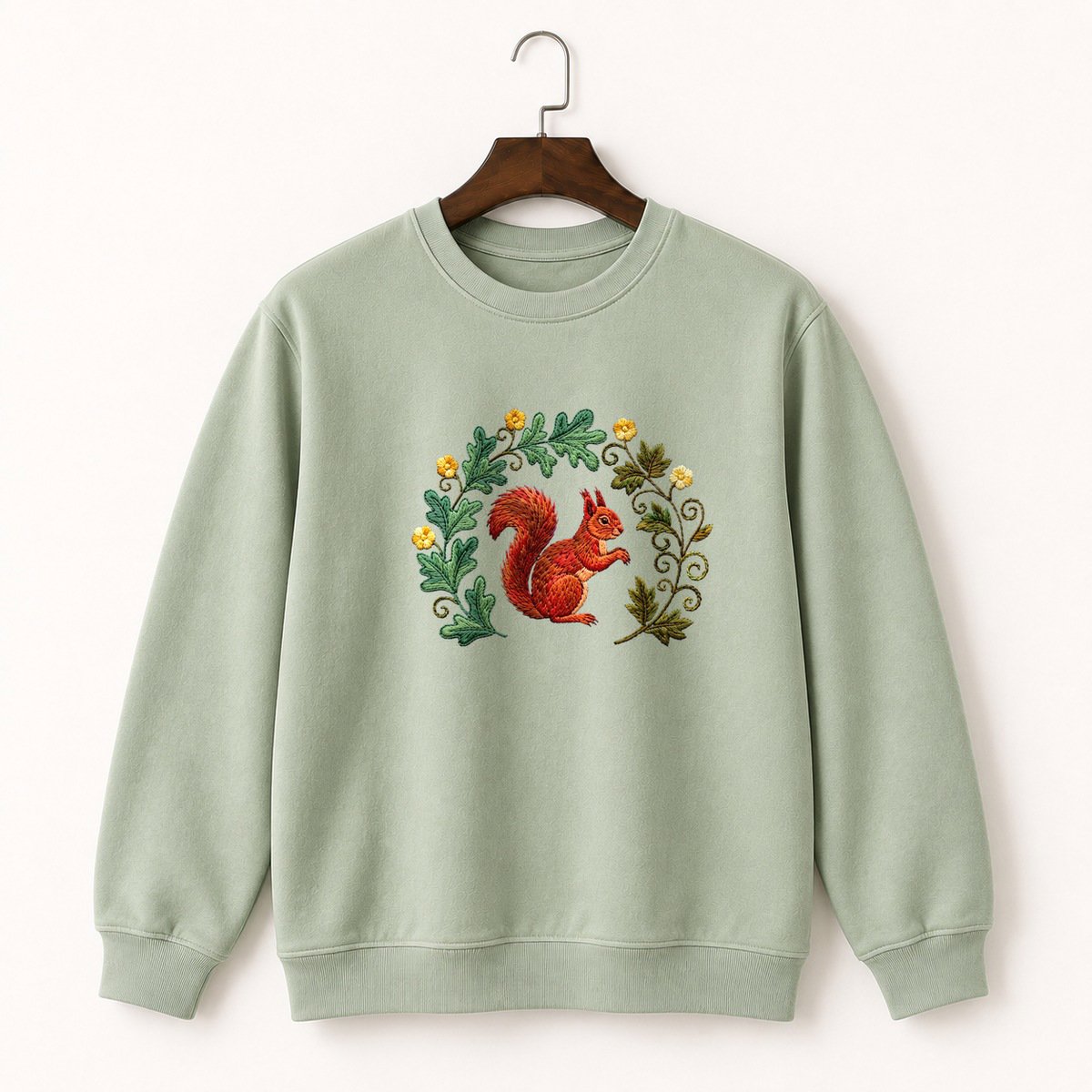 Red Squirrel Crewneck Sweatshirt 2
