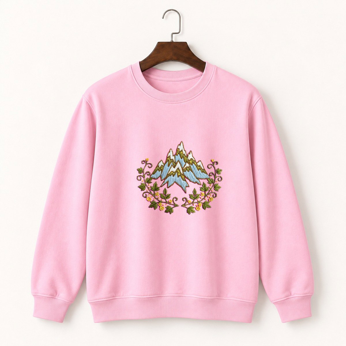 Alps Mountain Range Crewneck Sweatshirt 4