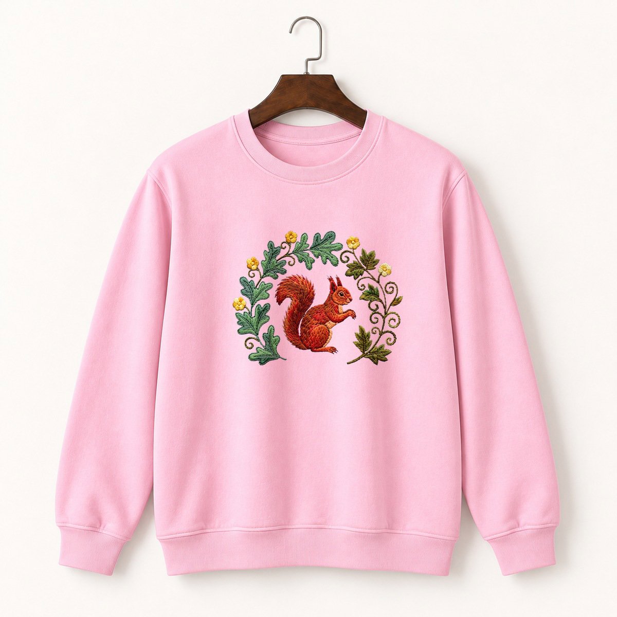 Red Squirrel Crewneck Sweatshirt 4