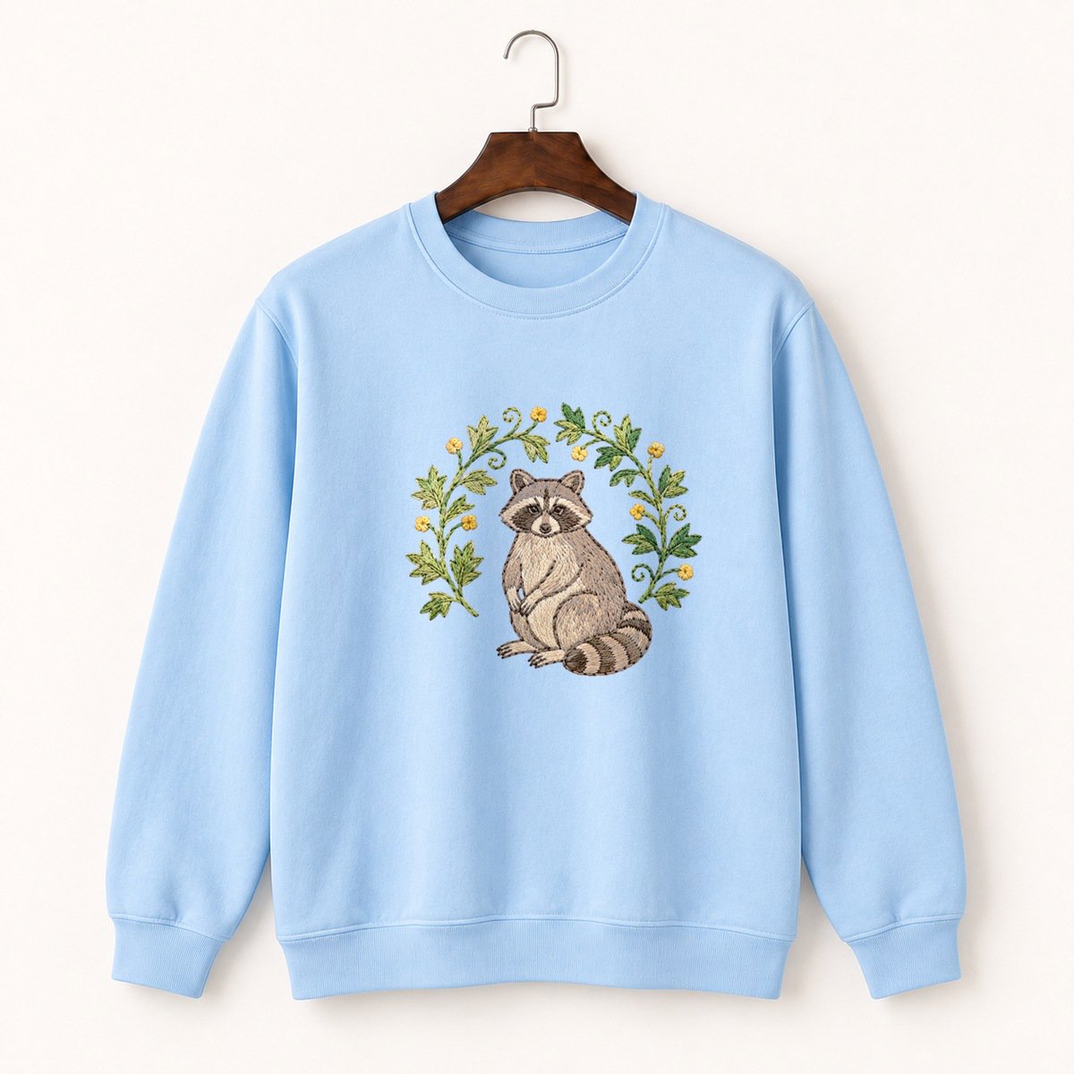 Raccoon Crewneck Sweatshirt 1