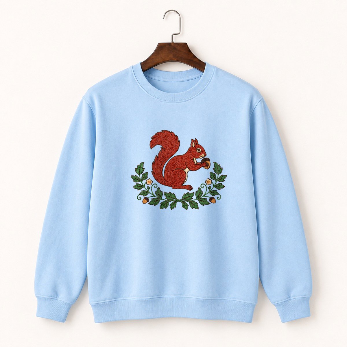 Red Squirrel Crewneck Sweatshirt 1