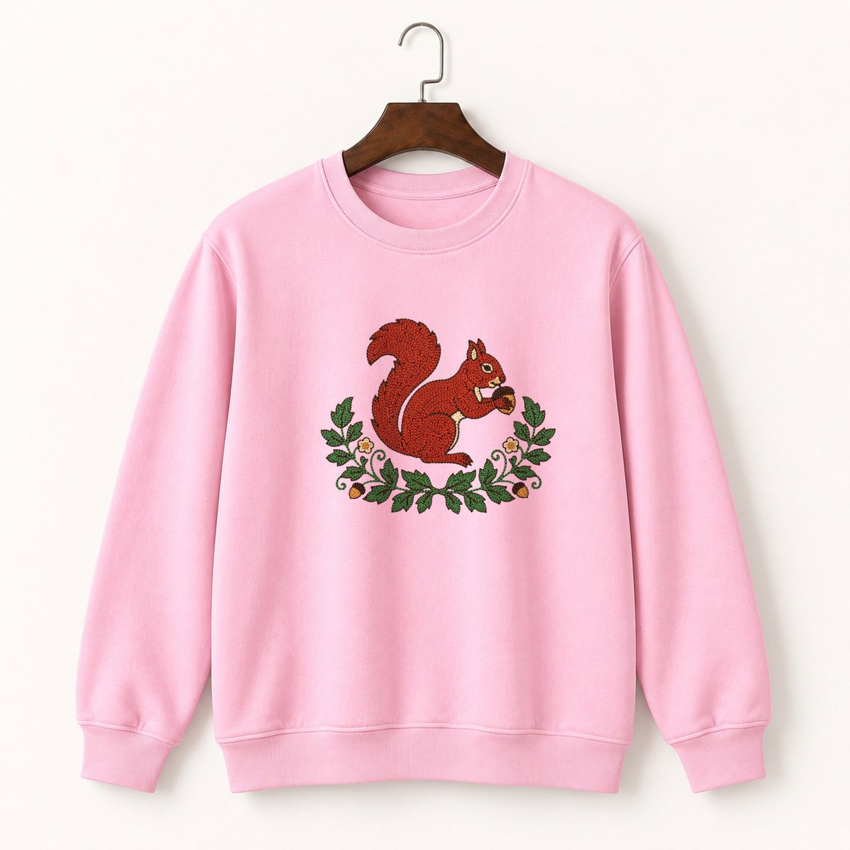 Red Squirrel Crewneck Sweatshirt 4