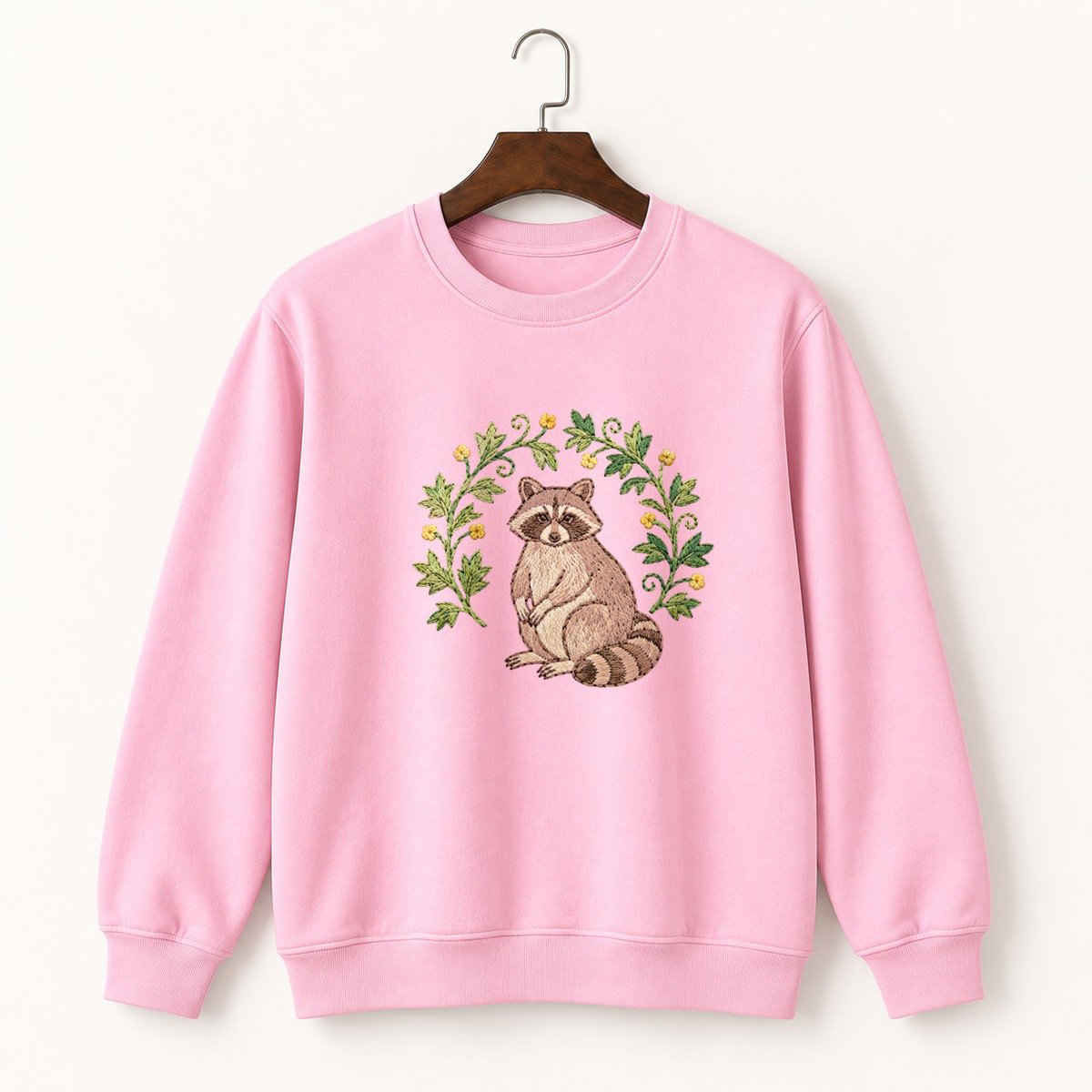 Raccoon Crewneck Sweatshirt 4
