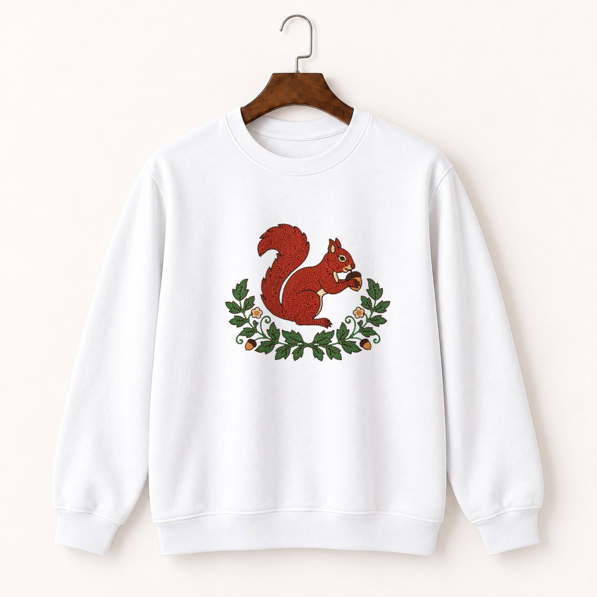Red Squirrel Crewneck Sweatshirt 5