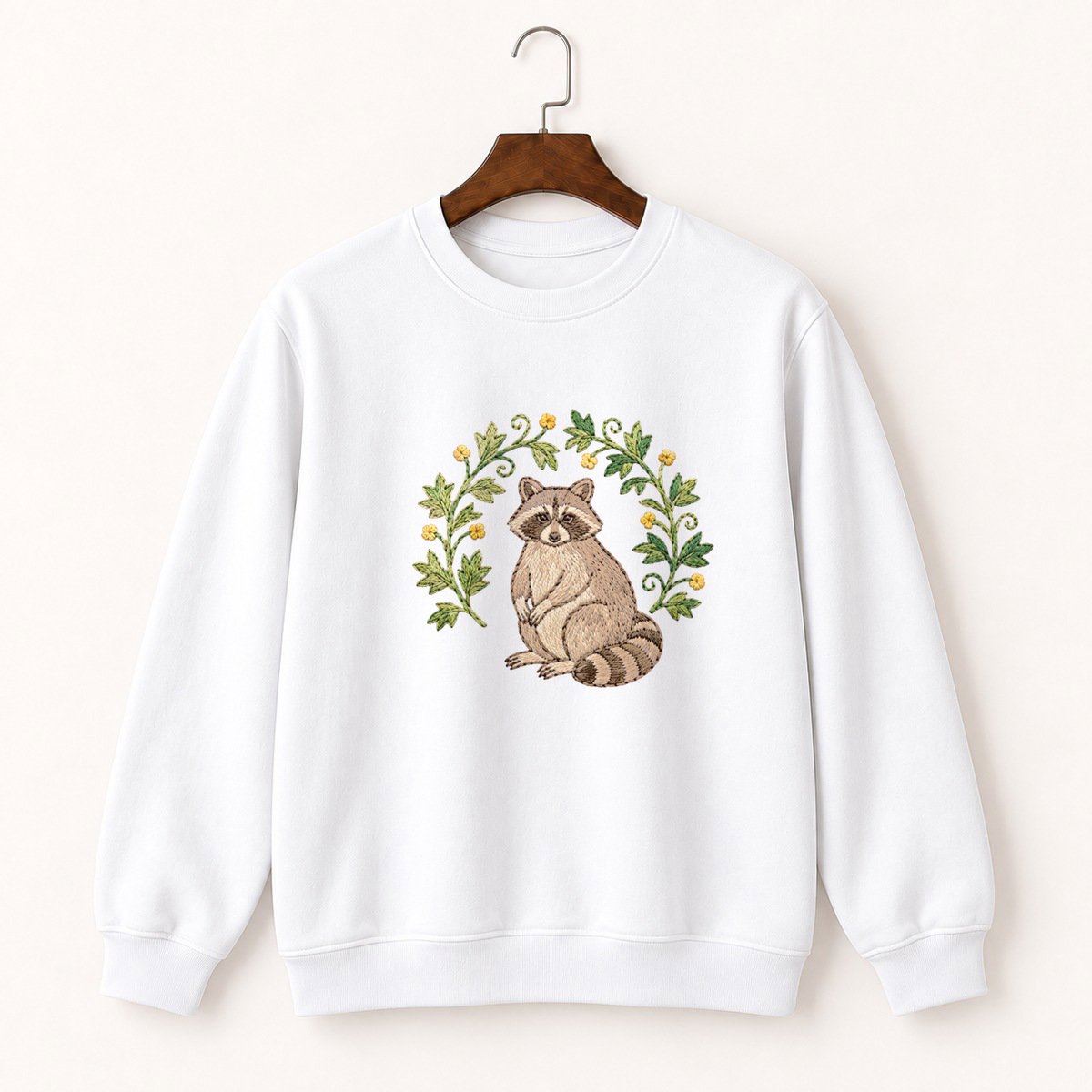 Raccoon Crewneck Sweatshirt 5