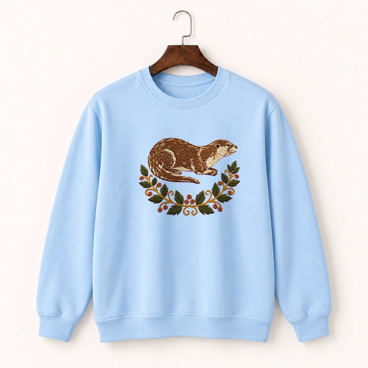 River Otter Crewneck Sweatshirt 1