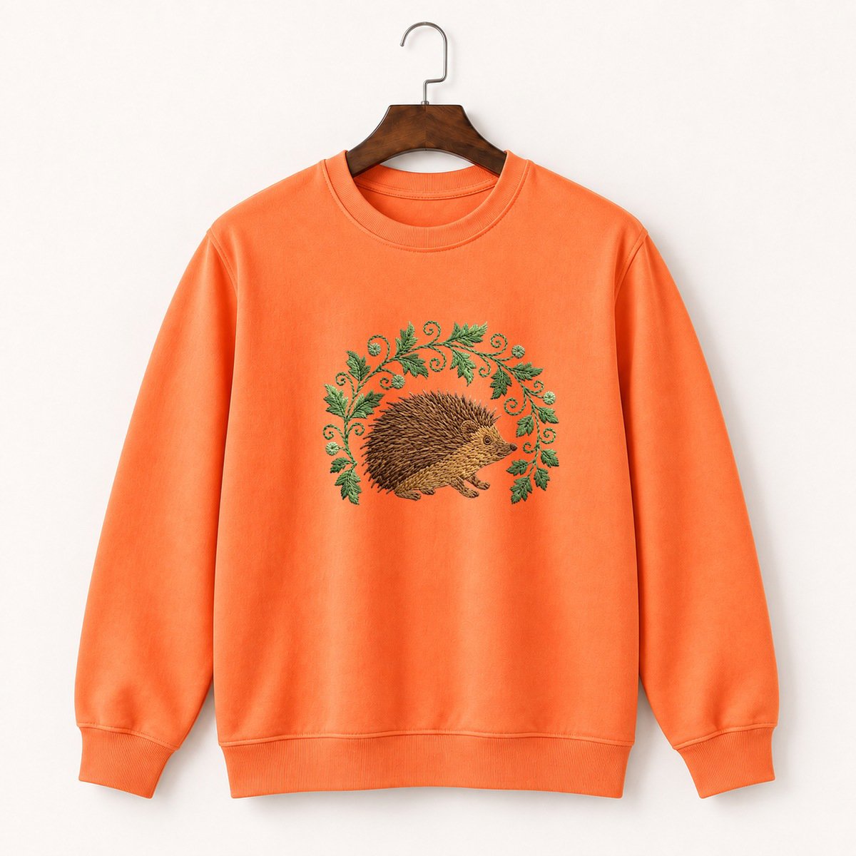 Woodland Hedgehog Crewneck Sweatshirt 3