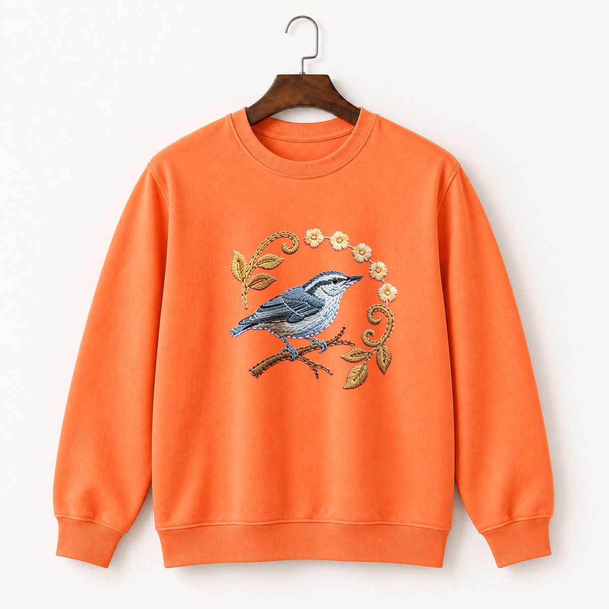 Nuthatch Bird Crewneck Sweatshirt 3