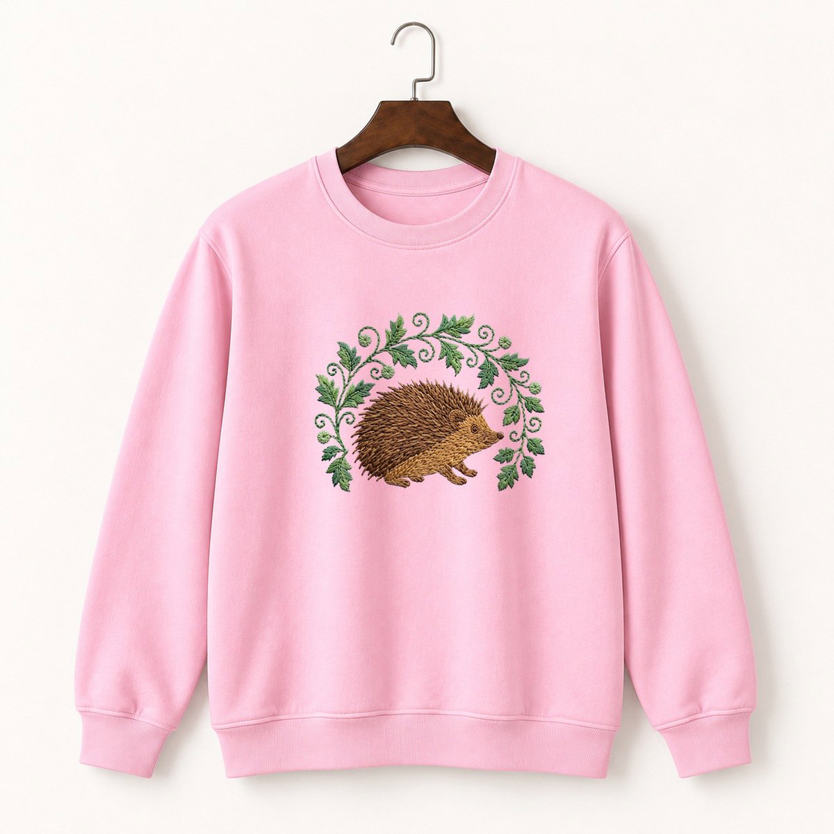 Woodland Hedgehog Crewneck Sweatshirt 4