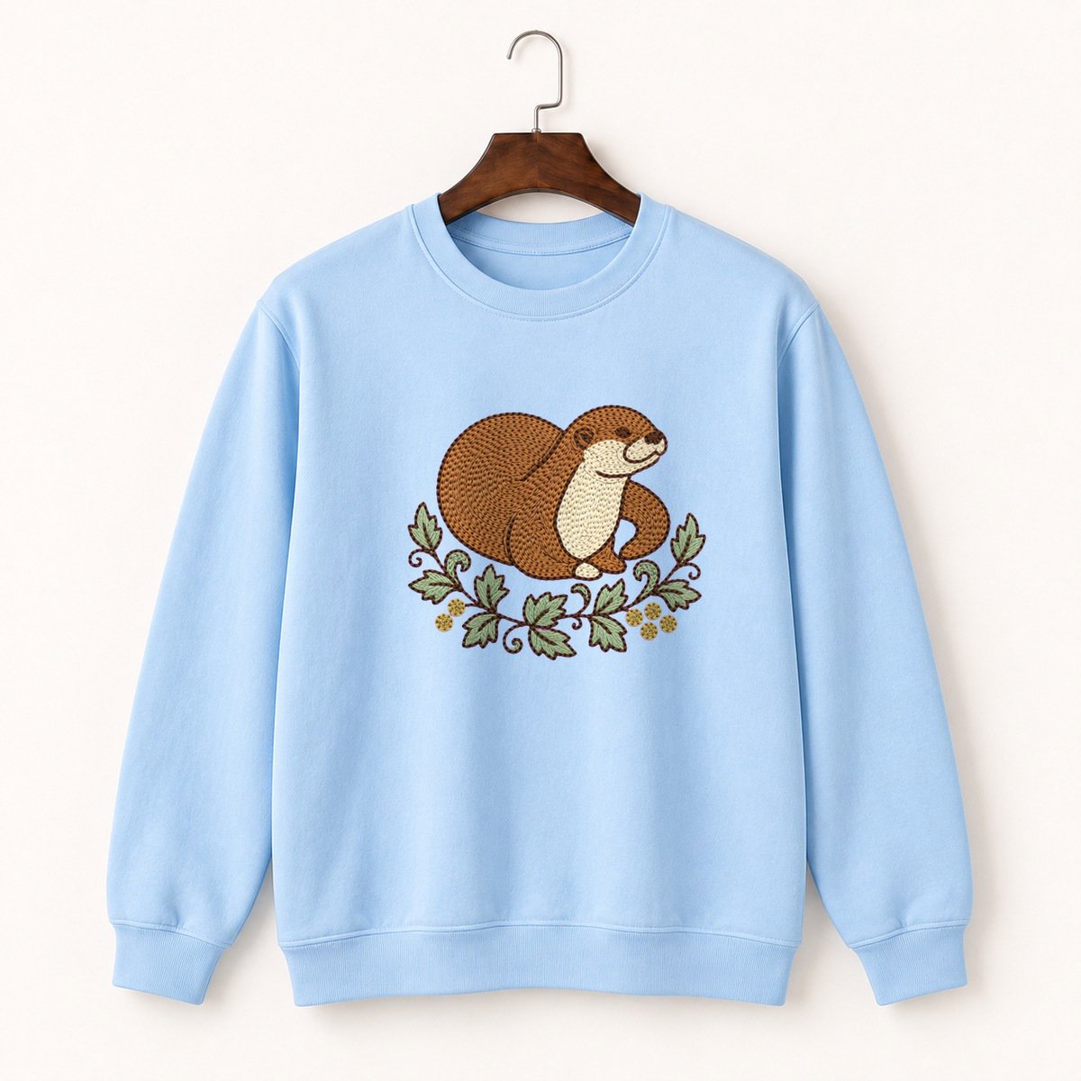 River Otter Crewneck Sweatshirt 1