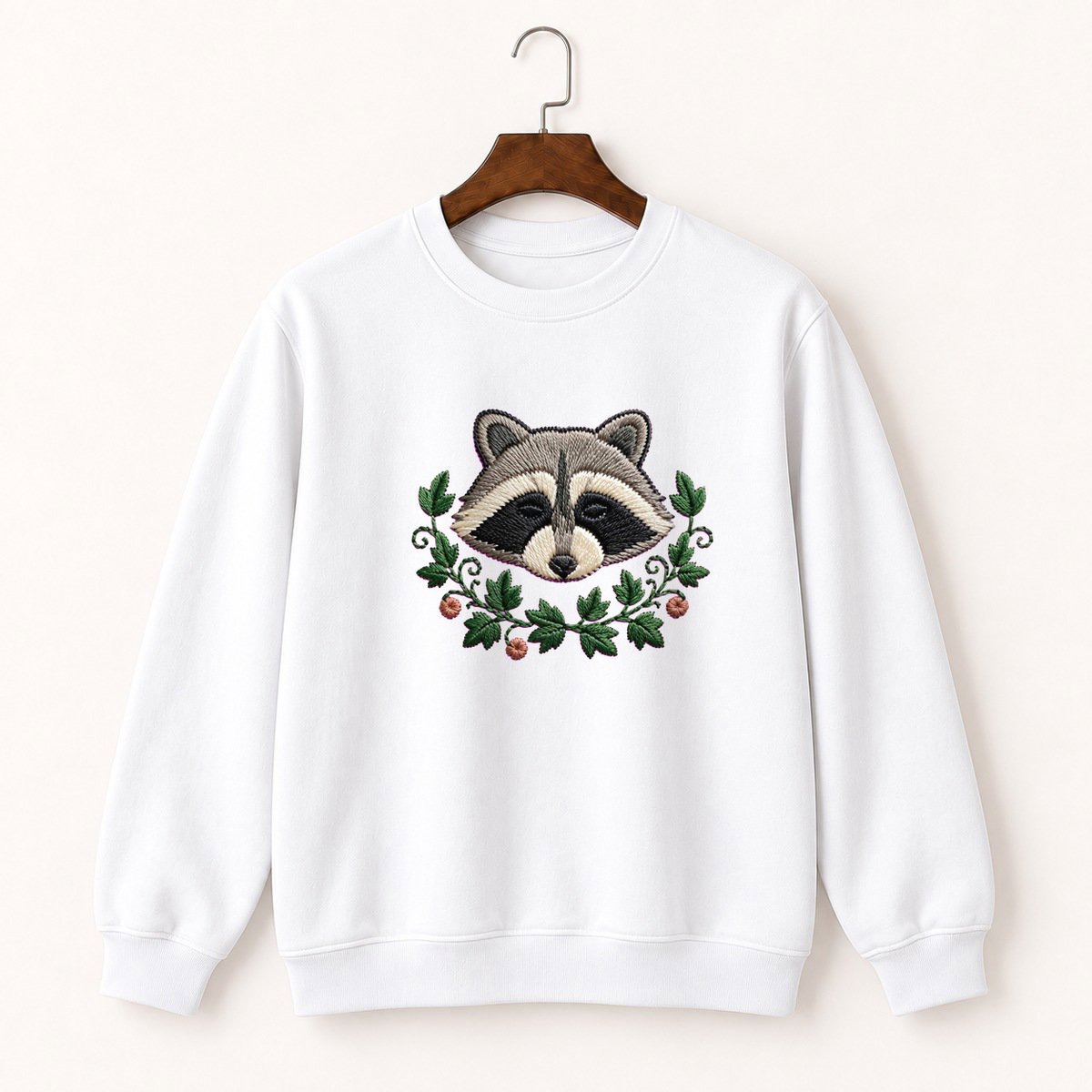 Raccoon Crewneck Sweatshirt 5