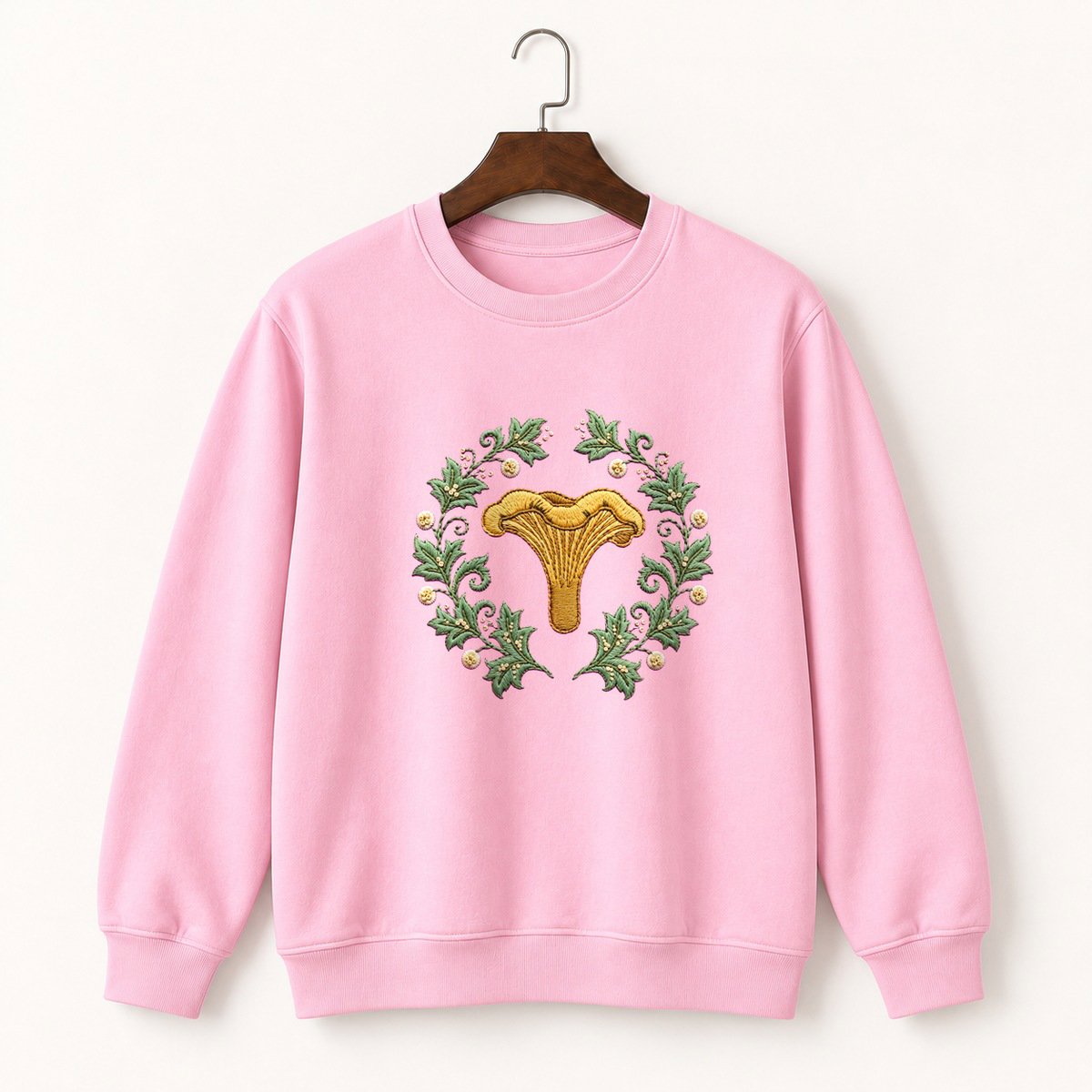 Chanterelle Mushroom Crewneck Sweatshirt 4