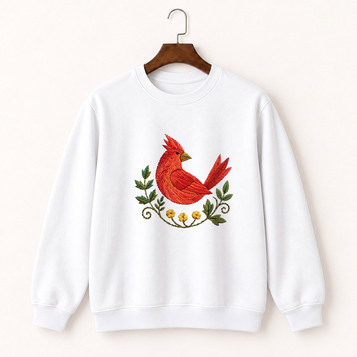 Northern Cardinal Crewneck Sweatshirt 5