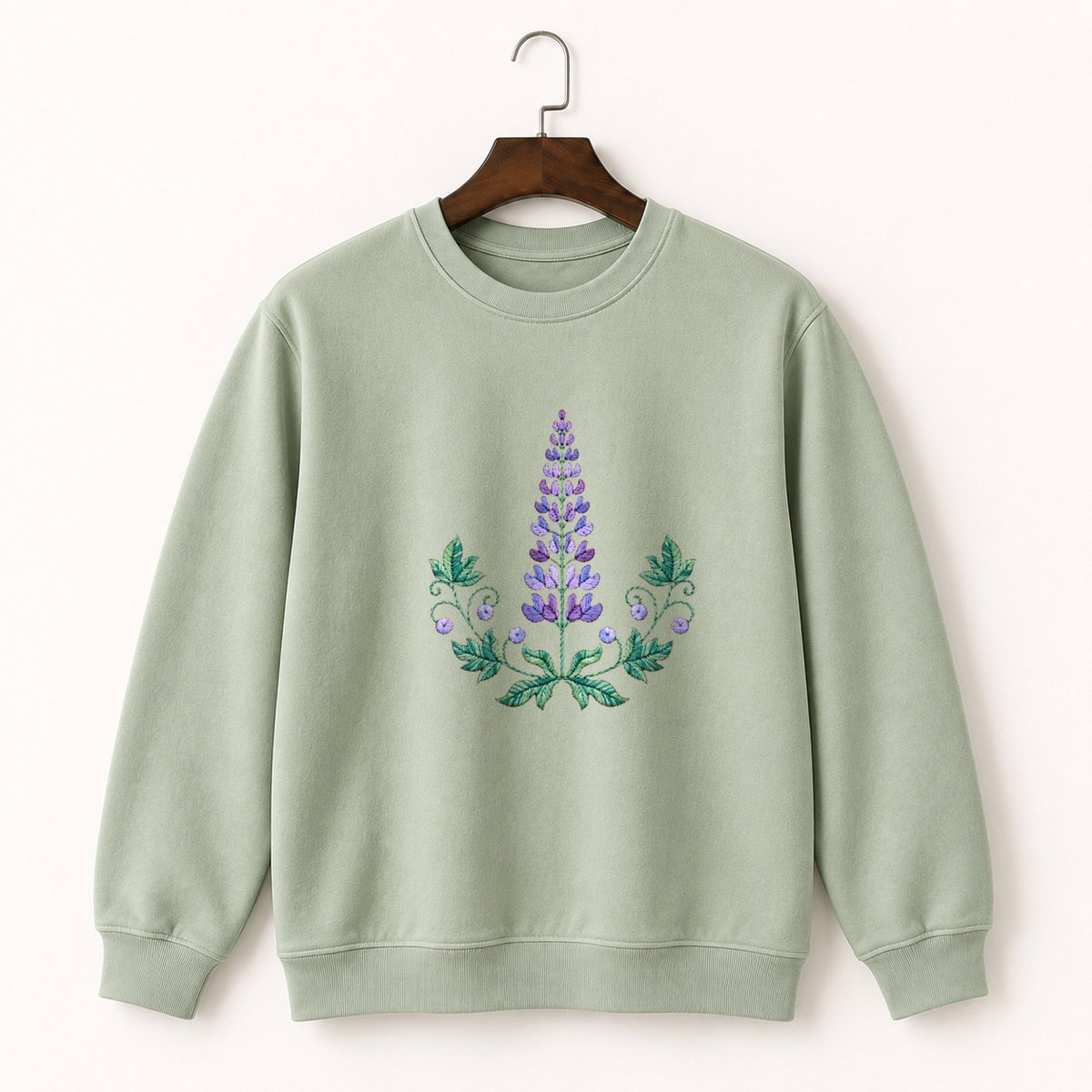 Lupine Flower Crewneck Sweatshirt 2