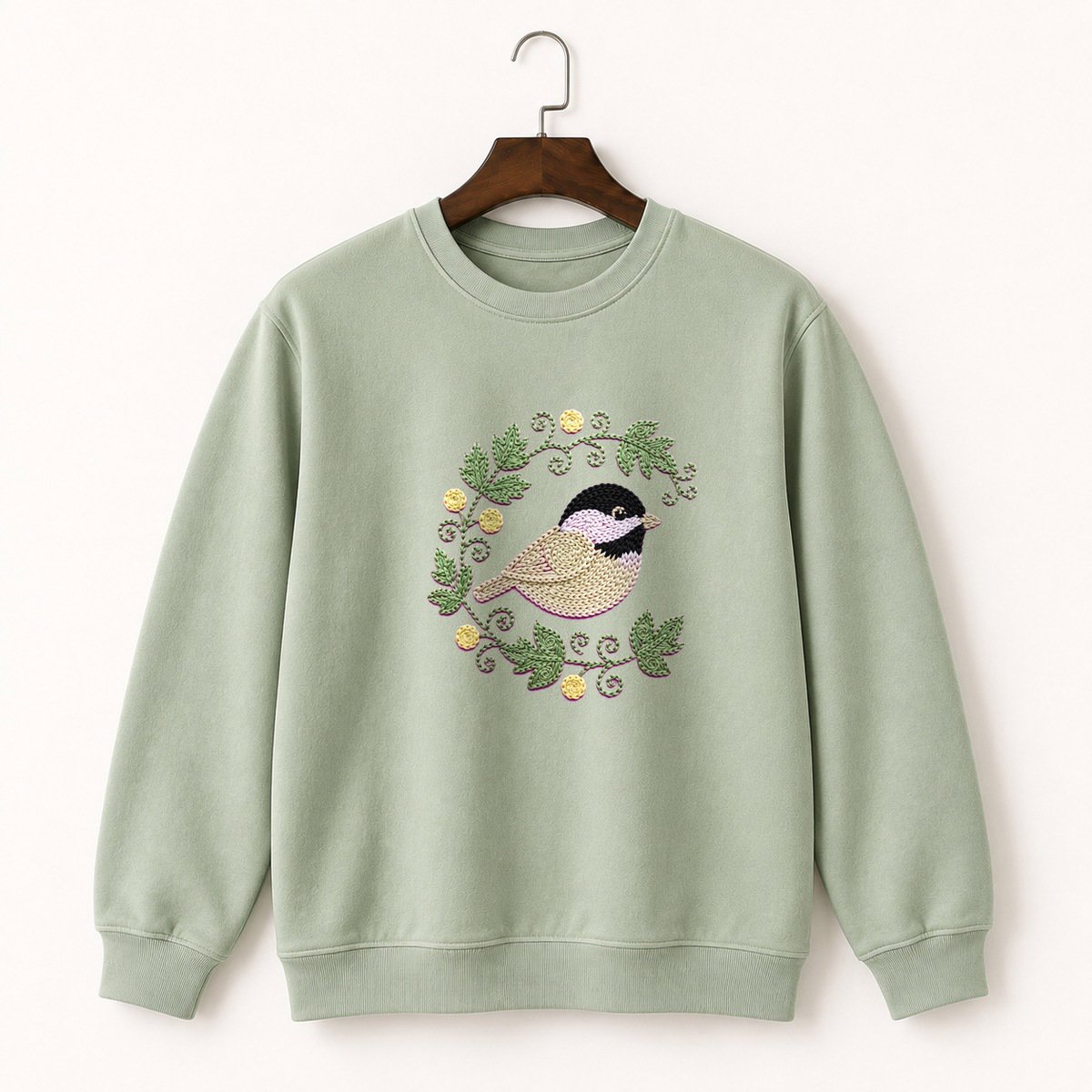 Black-Capped Chickadee Crewneck Sweatshirt 2