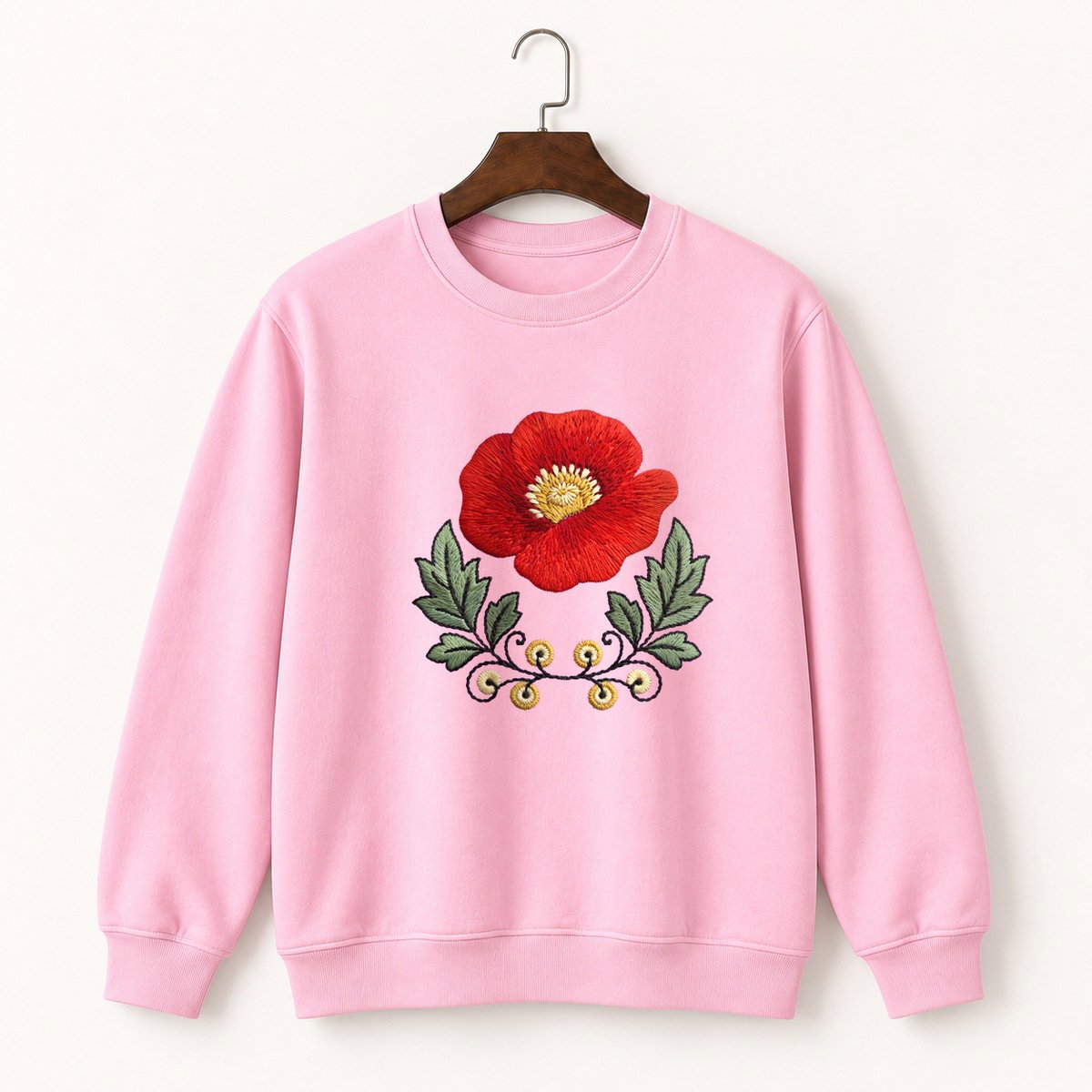 Wild Poppy Crewneck Sweatshirt 4