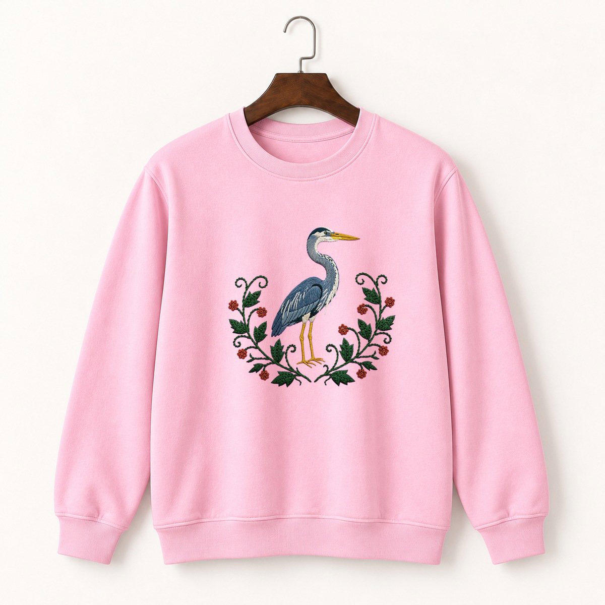Great Blue Heron Crewneck Sweatshirt 4