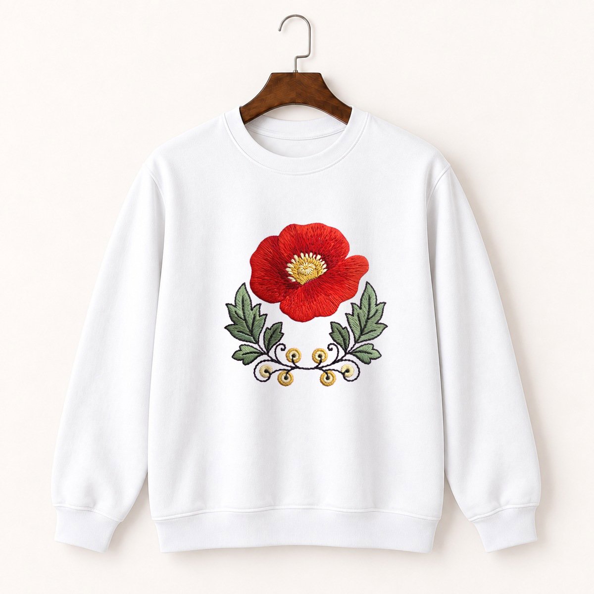 Wild Poppy Crewneck Sweatshirt 5