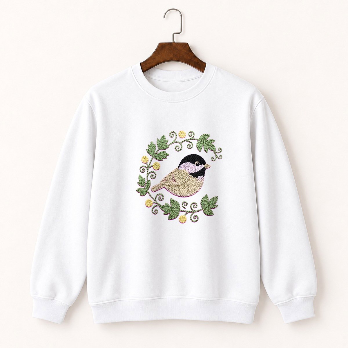Black-Capped Chickadee Crewneck Sweatshirt 5