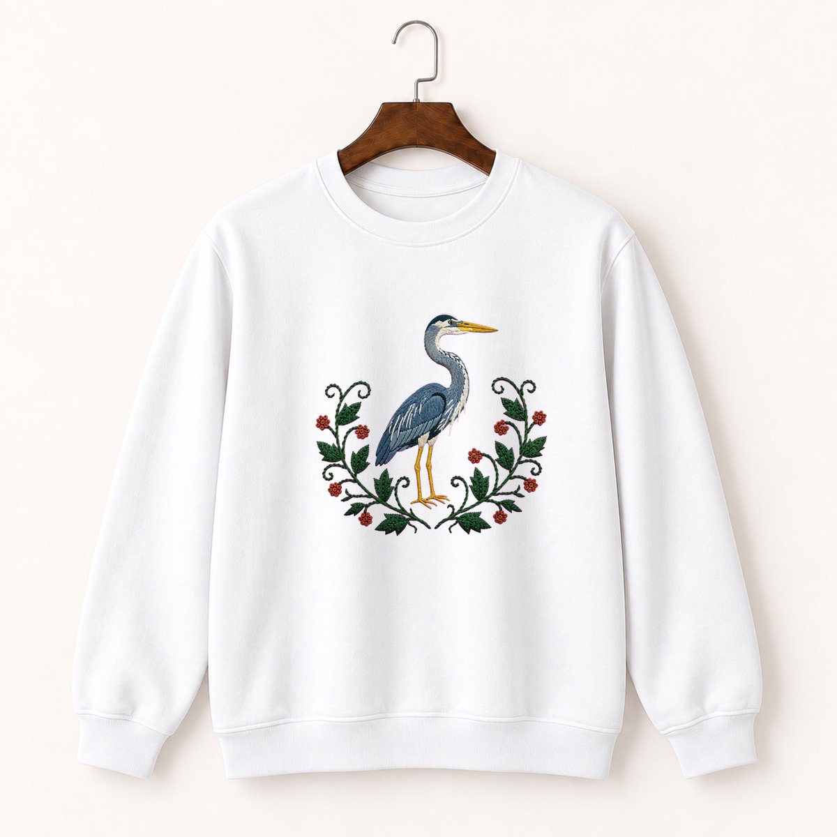 Great Blue Heron Crewneck Sweatshirt 5