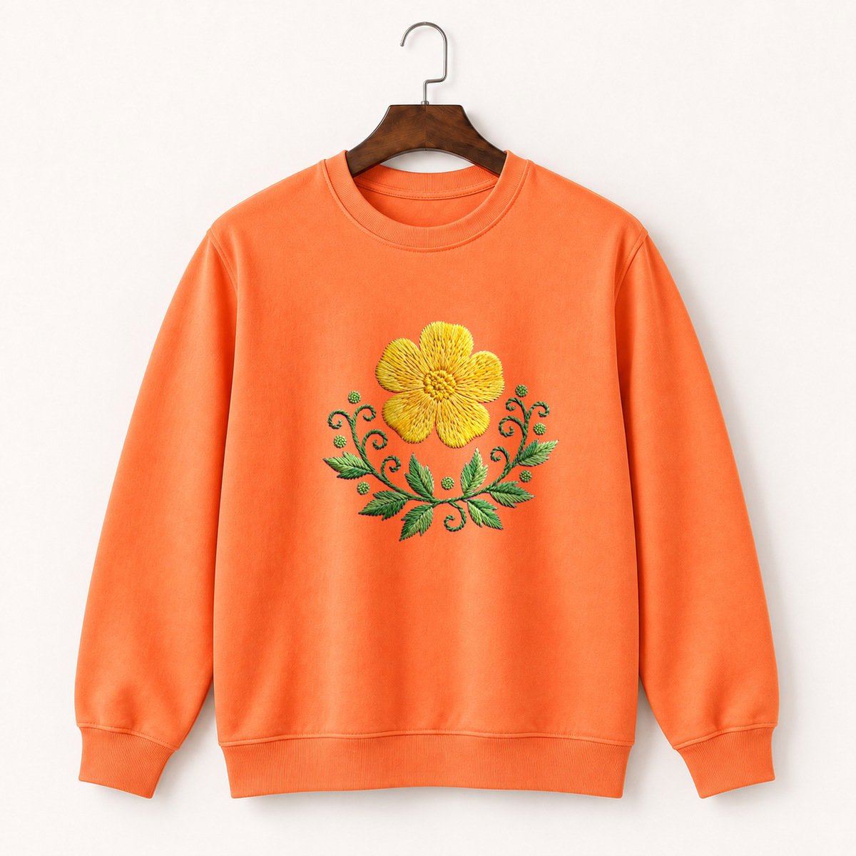 Buttercup Flower Crewneck Sweatshirt 3