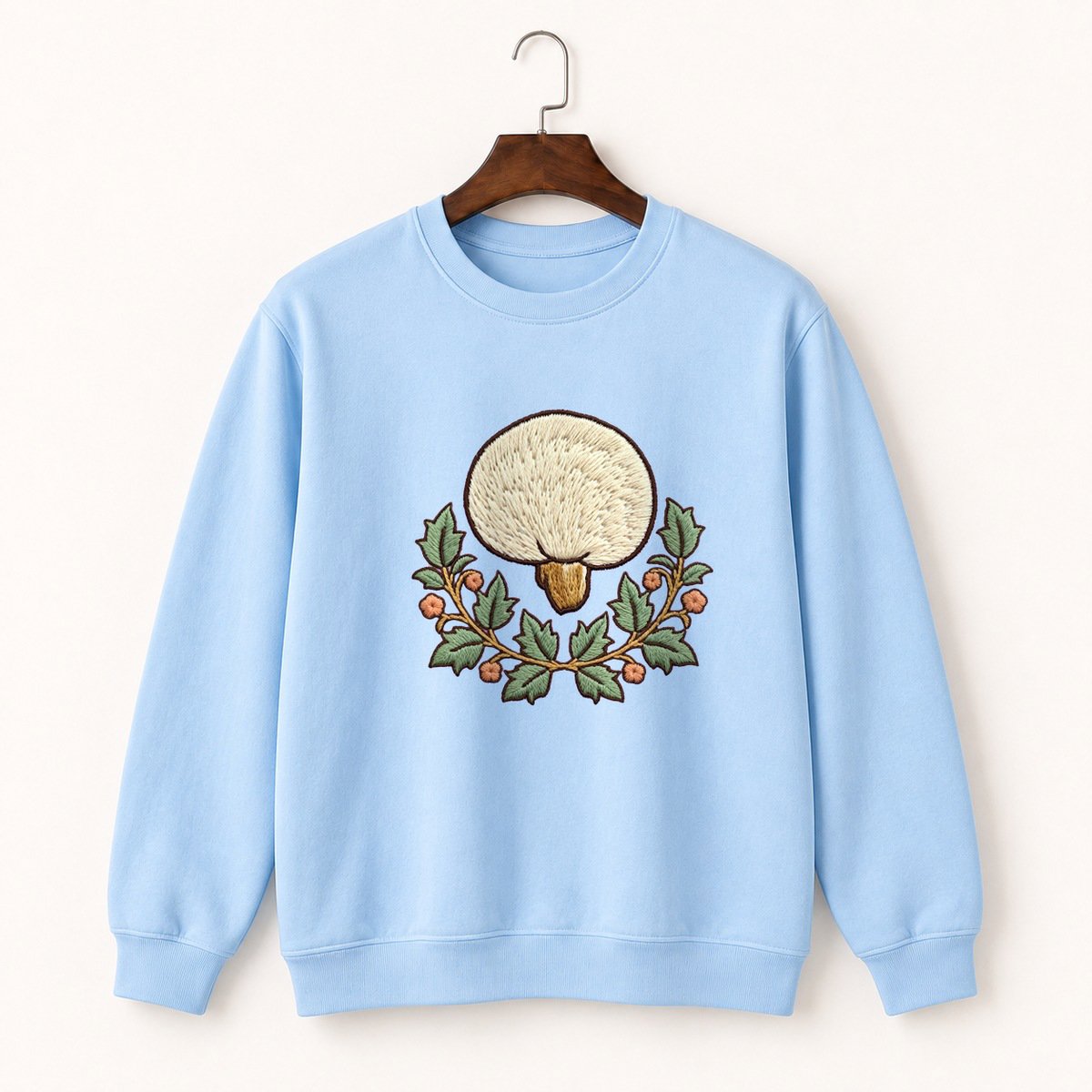 Puffball Mushroom Crewneck Sweatshirt 1