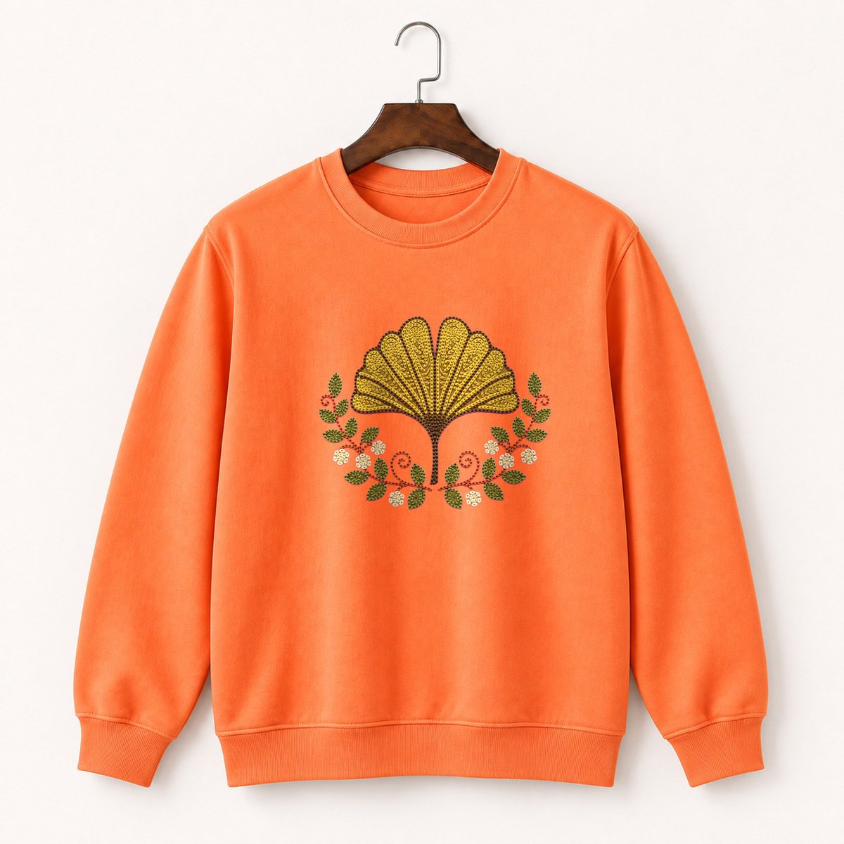 Ginkgo Leaf Crewneck Sweatshirt 3