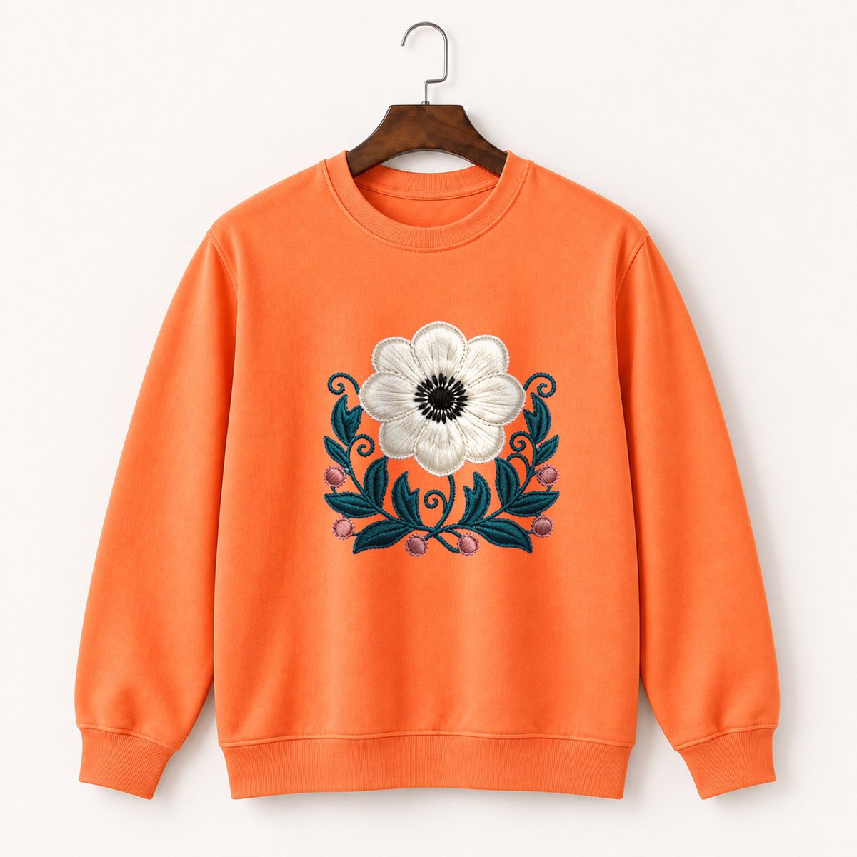 Anemone Flower Crewneck Sweatshirt 3