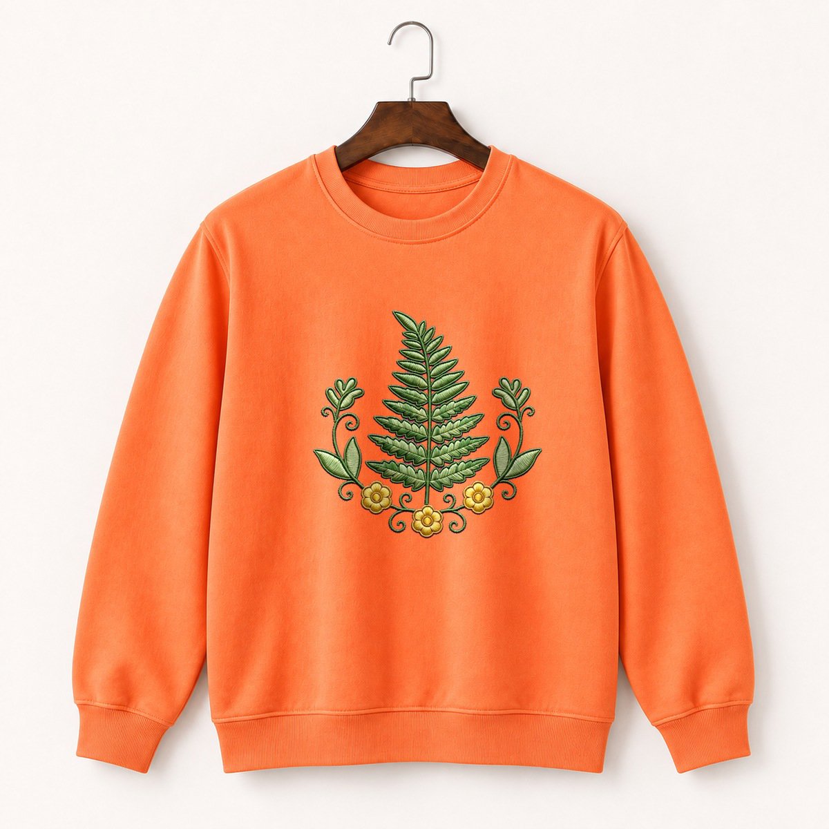Fern Frond Crewneck Sweatshirt 3